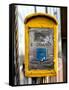 Police Emergency Call Box on the Walkway of the Brooklyn Bridge in New York-Philippe Hugonnard-Framed Stretched Canvas