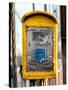 Police Emergency Call Box on the Walkway of the Brooklyn Bridge in New York-Philippe Hugonnard-Stretched Canvas