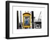 Police Emergency Call Box on the Walkway of the Brooklyn Bridge in New York-Philippe Hugonnard-Framed Art Print