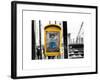 Police Emergency Call Box on the Walkway of the Brooklyn Bridge in New York-Philippe Hugonnard-Framed Art Print