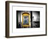 Police Emergency Call Box on the Walkway of the Brooklyn Bridge in New York-Philippe Hugonnard-Framed Art Print