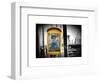 Police Emergency Call Box on the Walkway of the Brooklyn Bridge in New York-Philippe Hugonnard-Framed Art Print