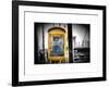 Police Emergency Call Box on the Walkway of the Brooklyn Bridge in New York-Philippe Hugonnard-Framed Art Print