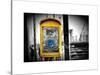 Police Emergency Call Box on the Walkway of the Brooklyn Bridge in New York-Philippe Hugonnard-Stretched Canvas