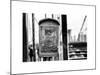 Police Emergency Call Box on the Walkway of the Brooklyn Bridge in New York-Philippe Hugonnard-Mounted Art Print