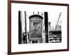 Police Emergency Call Box on the Walkway of the Brooklyn Bridge in New York-Philippe Hugonnard-Framed Art Print