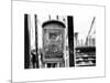 Police Emergency Call Box on the Walkway of the Brooklyn Bridge in New York-Philippe Hugonnard-Mounted Art Print