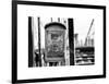 Police Emergency Call Box on the Walkway of the Brooklyn Bridge in New York-Philippe Hugonnard-Framed Art Print