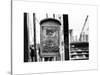 Police Emergency Call Box on the Walkway of the Brooklyn Bridge in New York-Philippe Hugonnard-Stretched Canvas