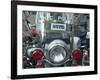 Police Harley Davidson Motorbike, New York City, New York, United States of America, North America-Hans Peter Merten-Framed Photographic Print