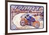 Police Mechanical Motorcycle-null-Framed Art Print