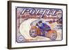 Police Mechanical Motorcycle-null-Framed Art Print