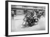 Police Mobile Motorcycle Machine Gun-null-Framed Art Print