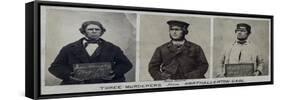 Police Mugshots of Fenian Prisoners James Donahy-null-Framed Stretched Canvas