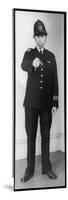 Police Officer in Uniform Pointing-null-Mounted Photographic Print