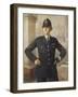 Police Officer London-Metropolitan Police-Framed Art Print