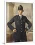 Police Officer London-Metropolitan Police-Framed Art Print