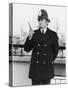 Police Officer Wearing New Car Style Jacket in 1979-null-Stretched Canvas