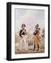 Police Officers of the Garde Des Consuls in Uniform-Karl Loeillot-Hartwig-Framed Giclee Print