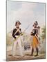 Police Officers of the Garde Des Consuls in Uniform-Karl Loeillot-Hartwig-Mounted Giclee Print