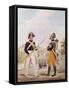 Police Officers of the Garde Des Consuls in Uniform-Karl Loeillot-Hartwig-Framed Stretched Canvas