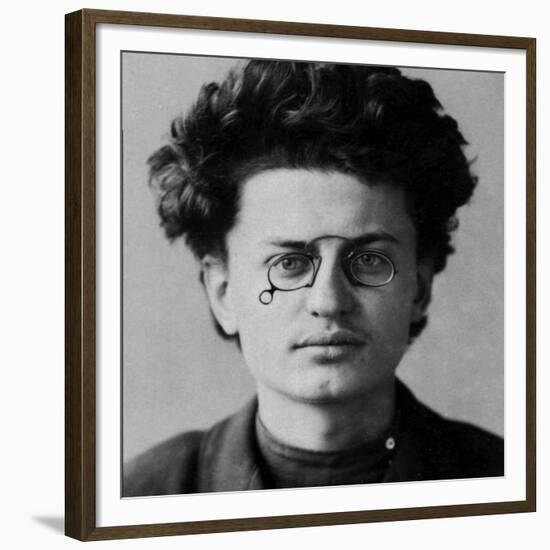 Police Photograph of Leon Trotsky, Russian Revolutionary, 1898-null-Framed Giclee Print