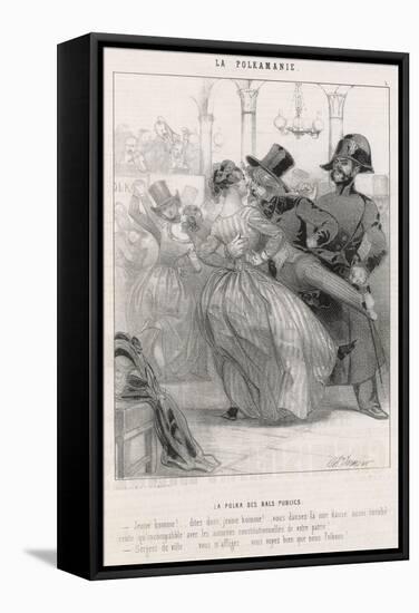 Police Prevent Polka-Charles Vernier-Framed Stretched Canvas