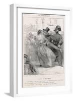 Police Prevent Polka-Charles Vernier-Framed Art Print