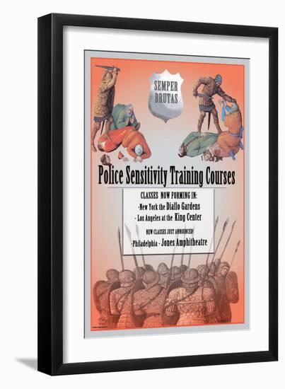 Police Sensitivity Training Courses-null-Framed Art Print