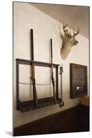 Police Station Gun Rack, Old Cowtown Museum, Wichita, Kansas, USA-Walter Bibikow-Mounted Photographic Print