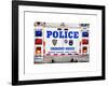 Police Truck, Police Department City of New York, Nypd, US, USA, White Frame, Full Size Photography-Philippe Hugonnard-Framed Art Print