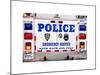 Police Truck, Police Department City of New York, Nypd, US, USA, White Frame, Full Size Photography-Philippe Hugonnard-Mounted Art Print