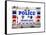 Police Truck, Police Department City of New York, Nypd, US, USA, White Frame, Full Size Photography-Philippe Hugonnard-Framed Stretched Canvas