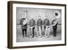 Police Tuba Quartet-null-Framed Art Print