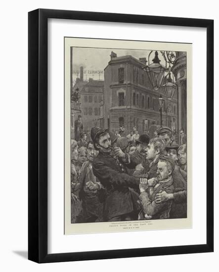 Police Work in the East End-Henry Marriott Paget-Framed Giclee Print