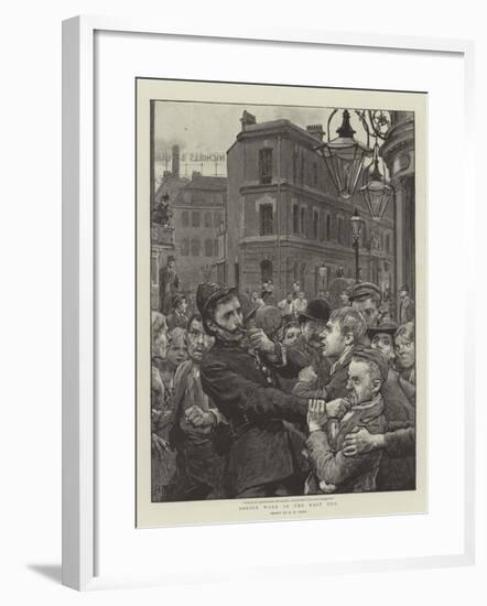 Police Work in the East End-Henry Marriott Paget-Framed Giclee Print