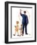 "Policeman and School Children,"October 3, 1931-Joseph Christian Leyendecker-Framed Giclee Print