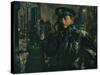 Policeman and Telephone, 1954-null-Stretched Canvas