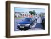 Policeman checking driver documents-null-Framed Photographic Print