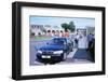 Policeman checking driver documents-null-Framed Photographic Print