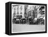 Policeman Directs Traffic Through Piccadilly Circus-null-Framed Stretched Canvas