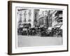 Policeman Directs Traffic Through Piccadilly Circus-null-Framed Photographic Print