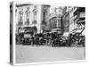 Policeman Directs Traffic Through Piccadilly Circus-null-Stretched Canvas