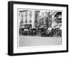 Policeman Directs Traffic Through Piccadilly Circus-null-Framed Photographic Print