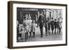 Policeman Helping Schoolchildren across the Road, East End, London, 1926-1927-null-Framed Giclee Print