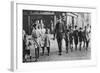 Policeman Helping Schoolchildren across the Road, East End, London, 1926-1927-null-Framed Giclee Print