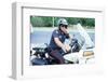 Policeman on 1994 Harley Davidson, Austin Texas-null-Framed Photographic Print