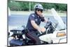 Policeman on 1994 Harley Davidson, Austin Texas-null-Mounted Photographic Print