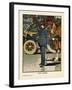 Policeman on Traffic Duty-Charles Robinson-Framed Art Print