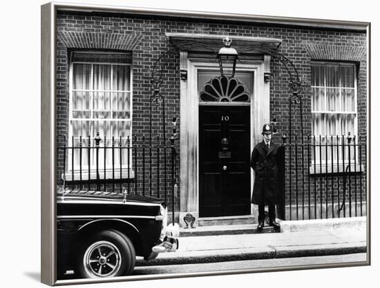 Policeman Outside No. 10-null-Framed Photographic Print